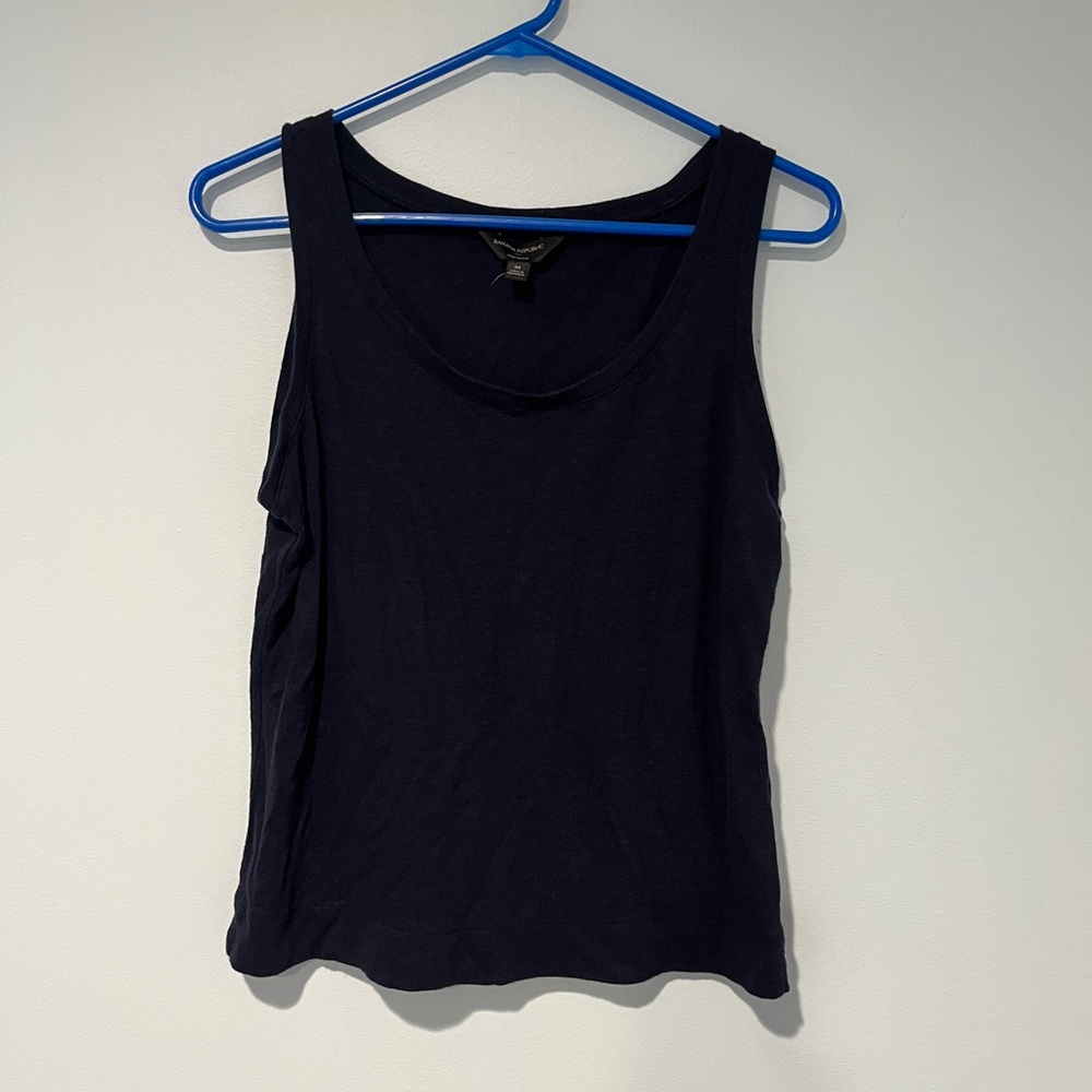 Black/Navy Tank Top
